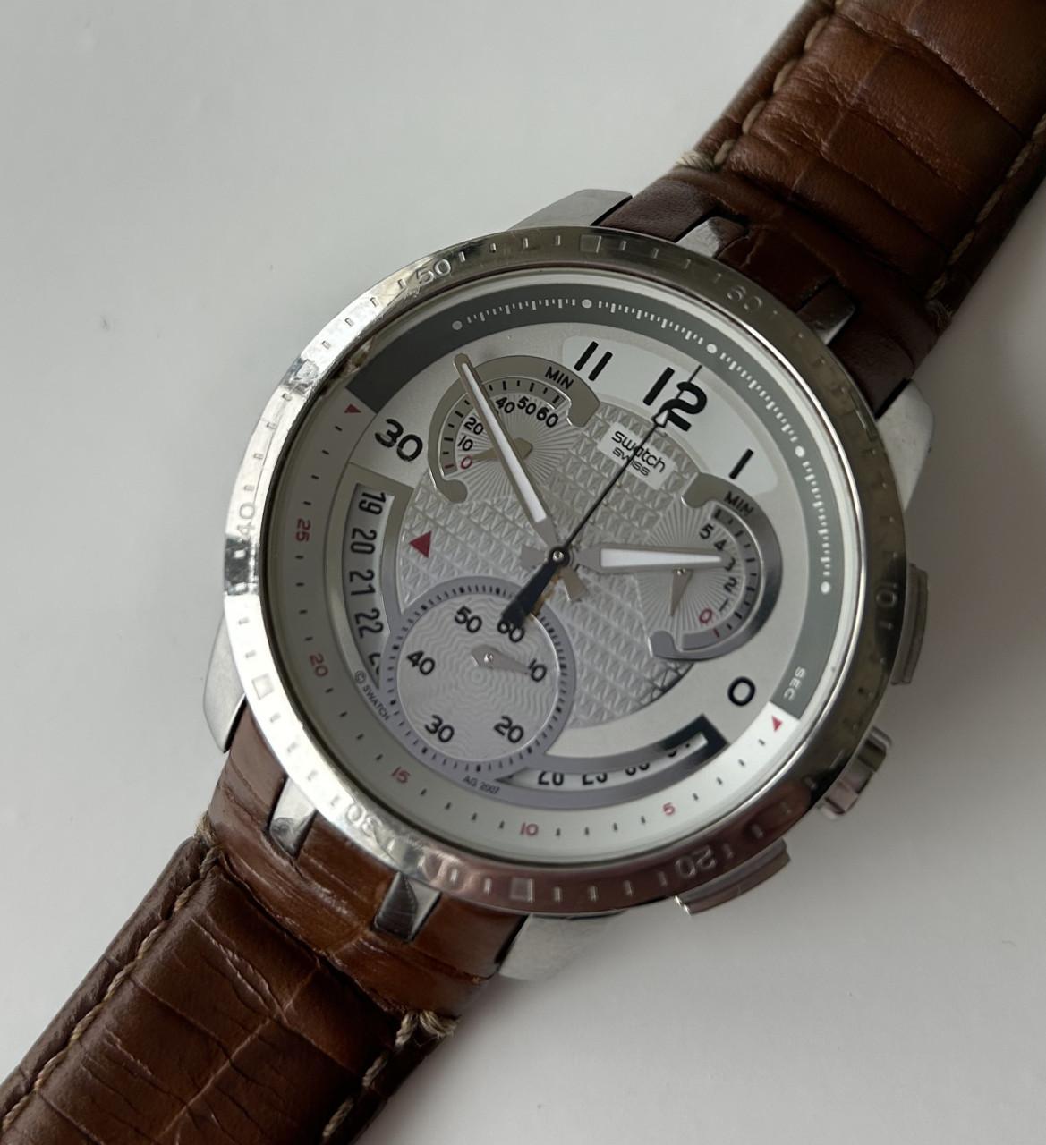 Swatch Retrograde Irony Chrono Cold Hour, type YRS403