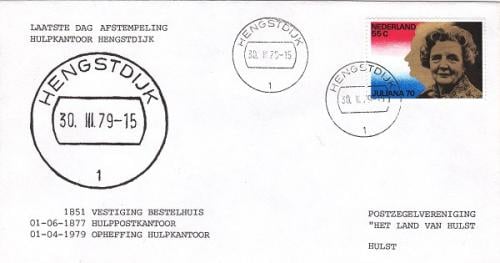 Envelop Hengstdijk Laatste Dag Afstempeling