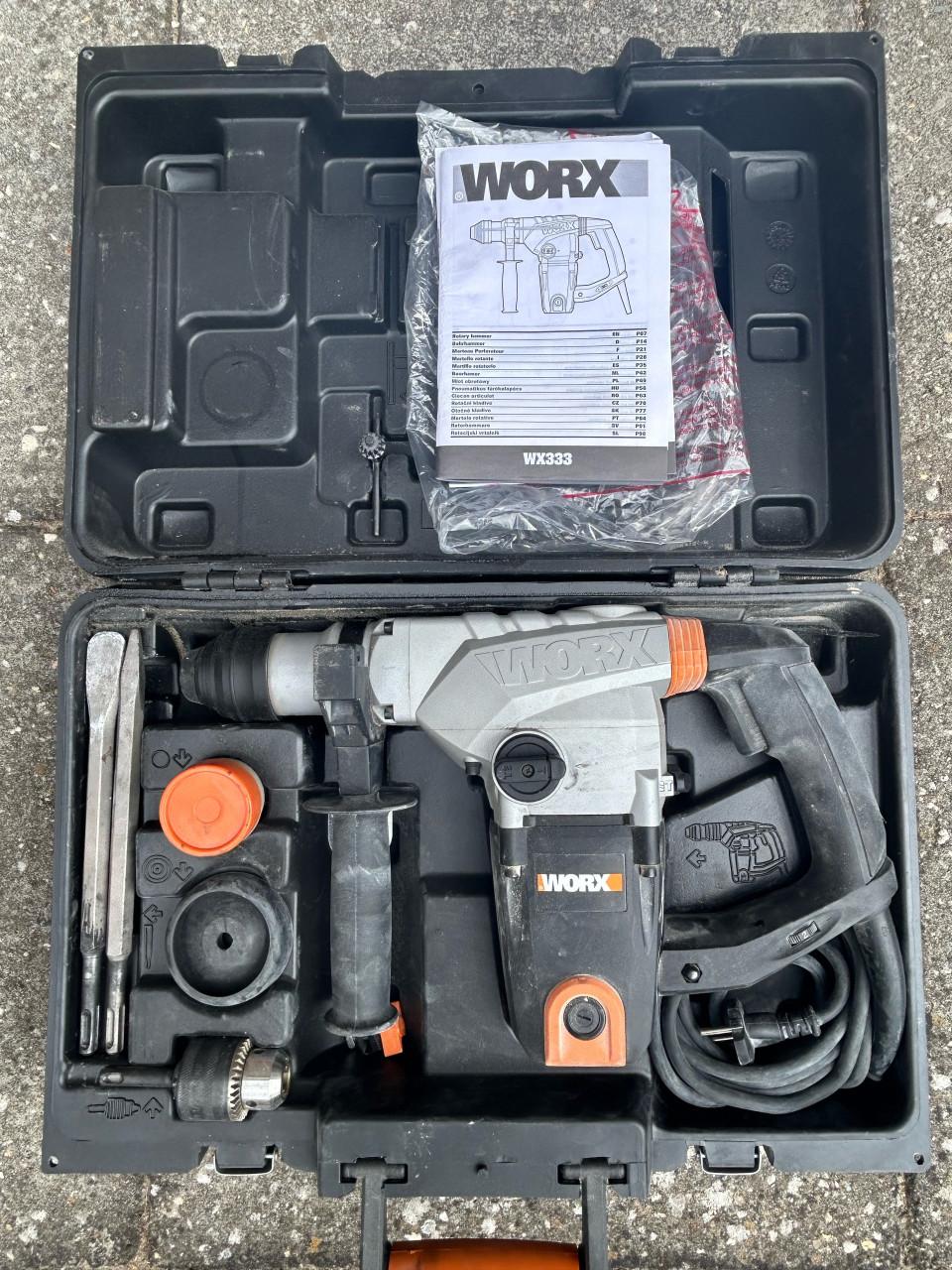 Worx klopboormachine met beitelfunctie