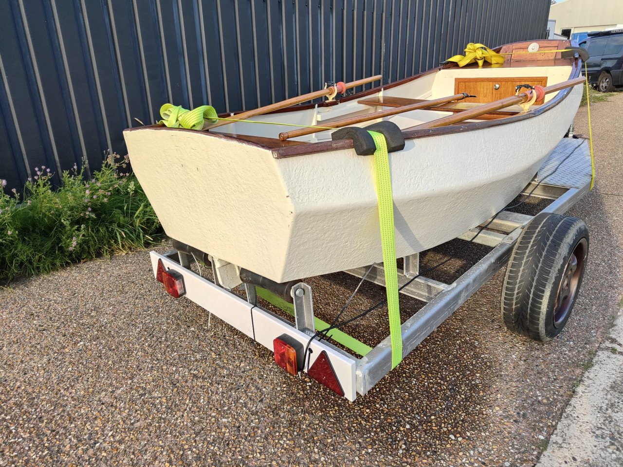 Mooie sloep/ roeiboot