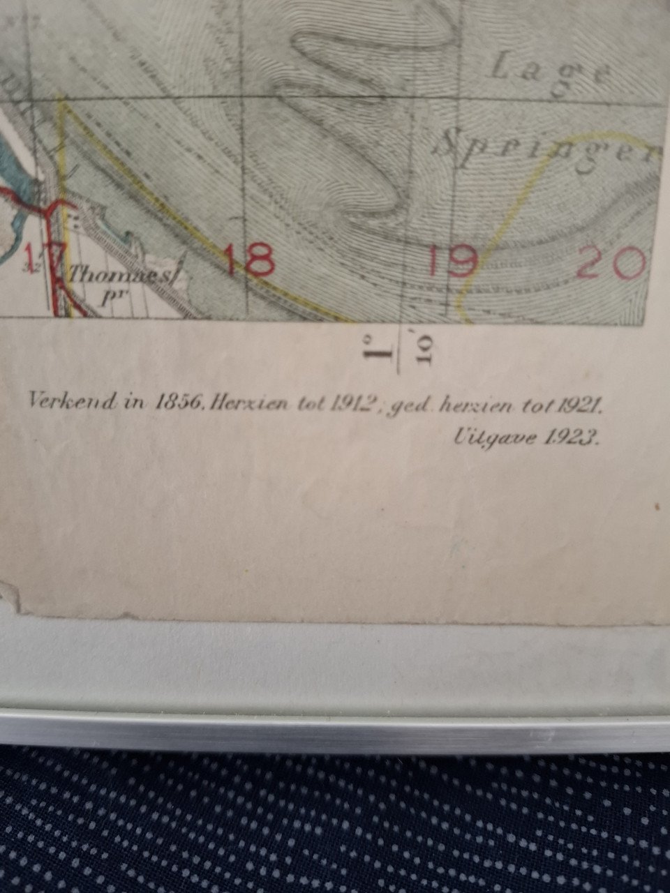Topografische overzichtskaart van Walcheren en Breskens– situatie 1912 –