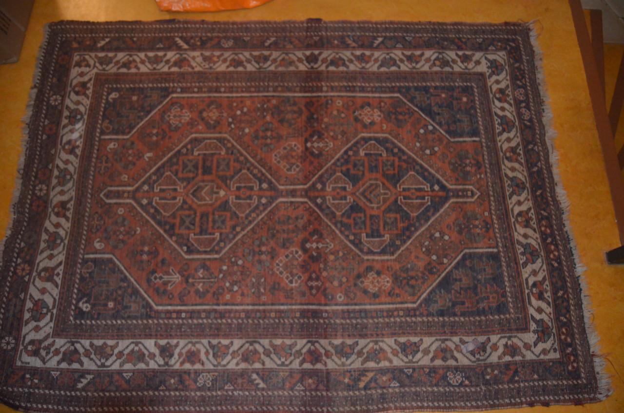 Klein Perzisch tapijt, kan niet echt vliegen.........