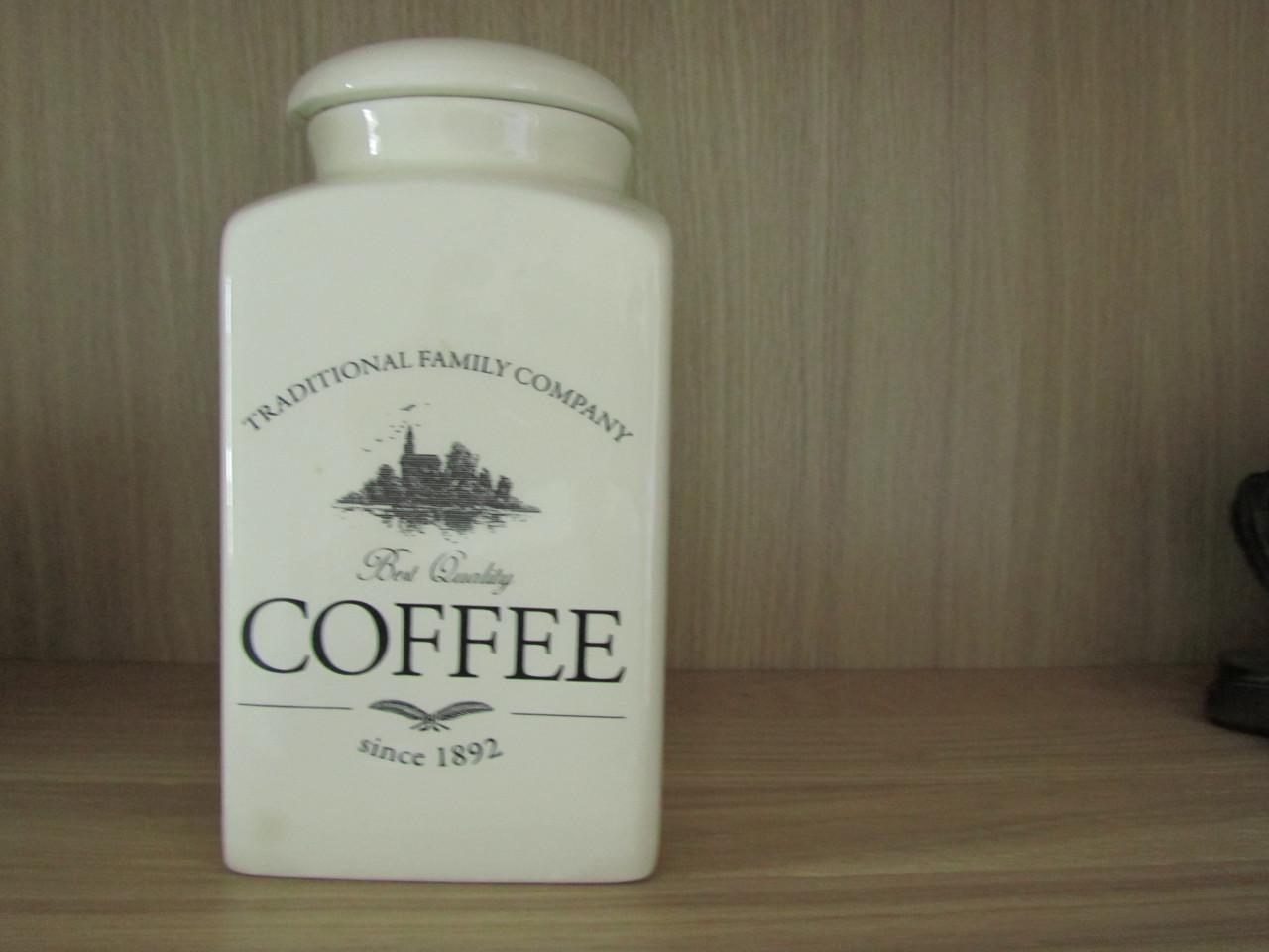 Aardewerken koffie voorraad pot