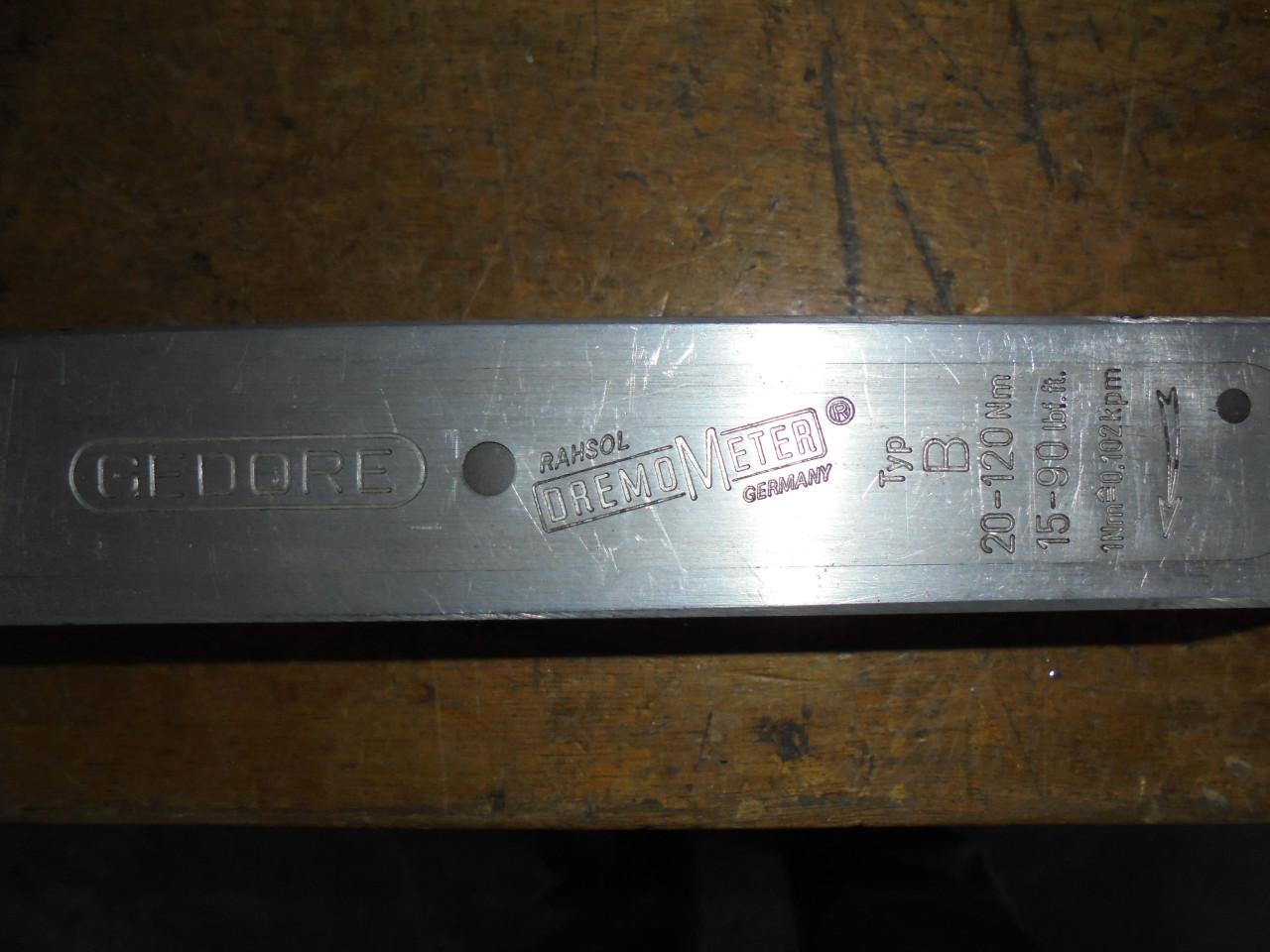 Gedore momentsleutel 20-120NM