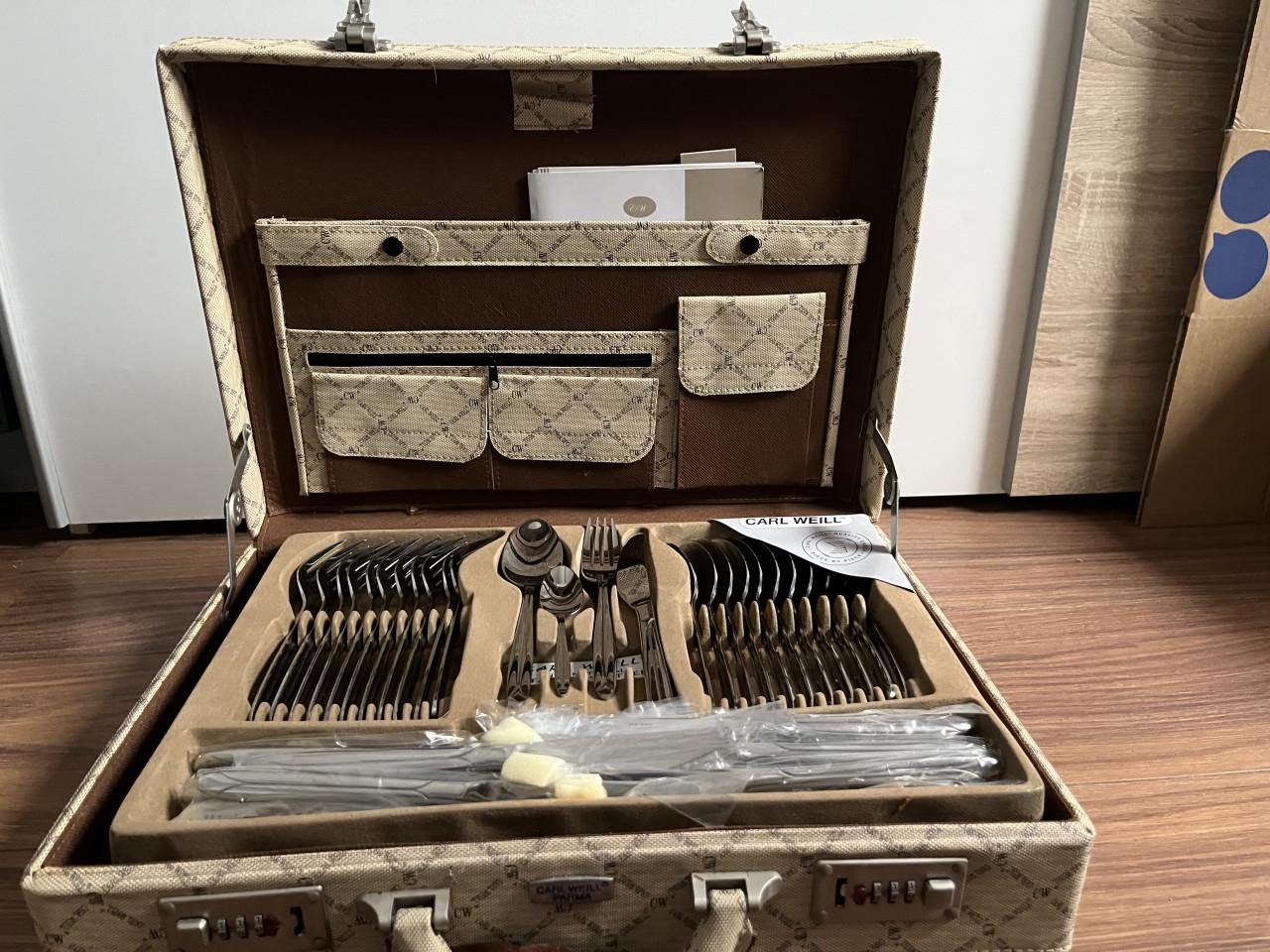 Carl Weill S.G. luxe bestekset in koffer