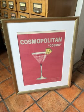 Cosmopolitan Cocktail in lijst