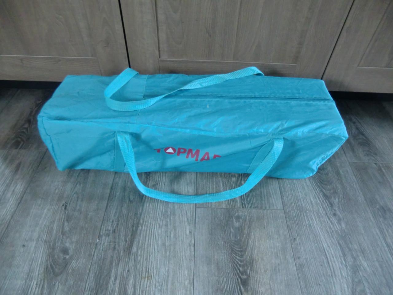 Campingbed in draagtas