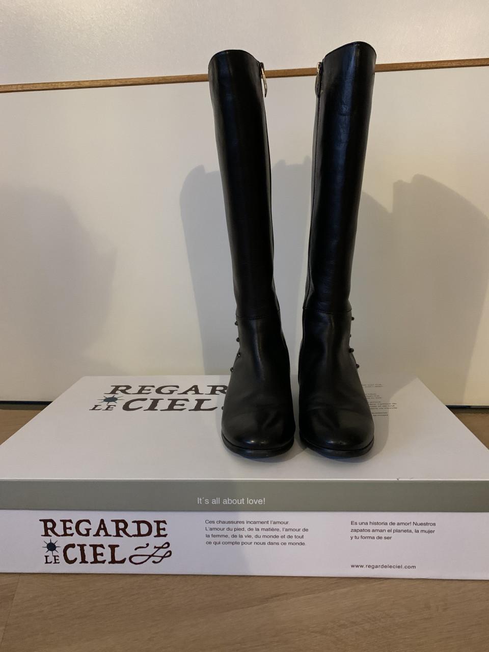 NIEUWE LEREN LAARZEN VAN REGARDE LE CIEL , MT 38