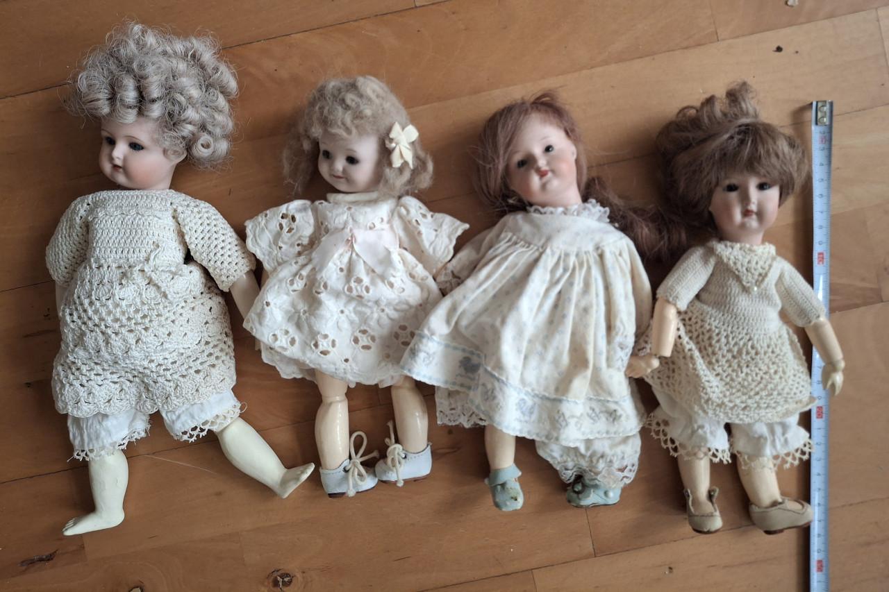 Vintage Popjes, 4 stuks