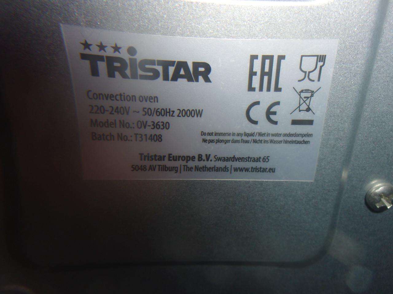 Tristar 38 liter oven/grill Nieuw!