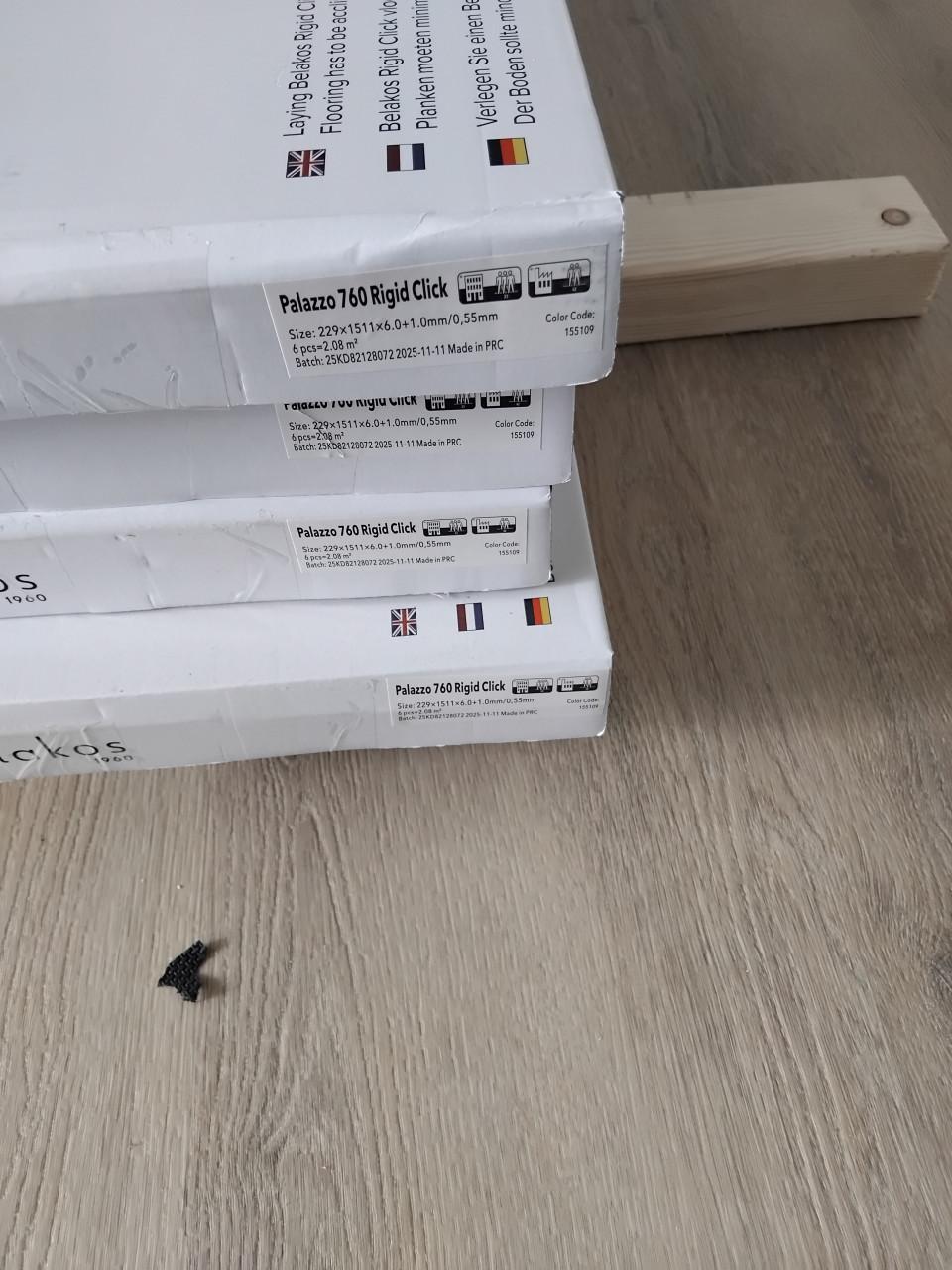 Klik pvc met ondervloer