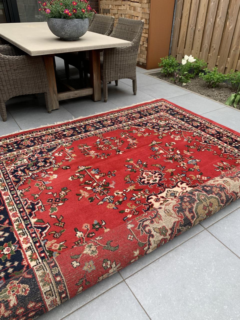 ❣️Schitterend Sfeervol Groot Handgeknoopt Vintage Vloerkleed uit India❣️