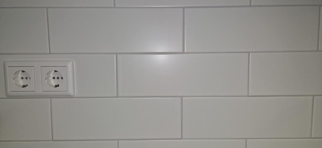 Wandtegel Blanco 10x30 cm mat wit