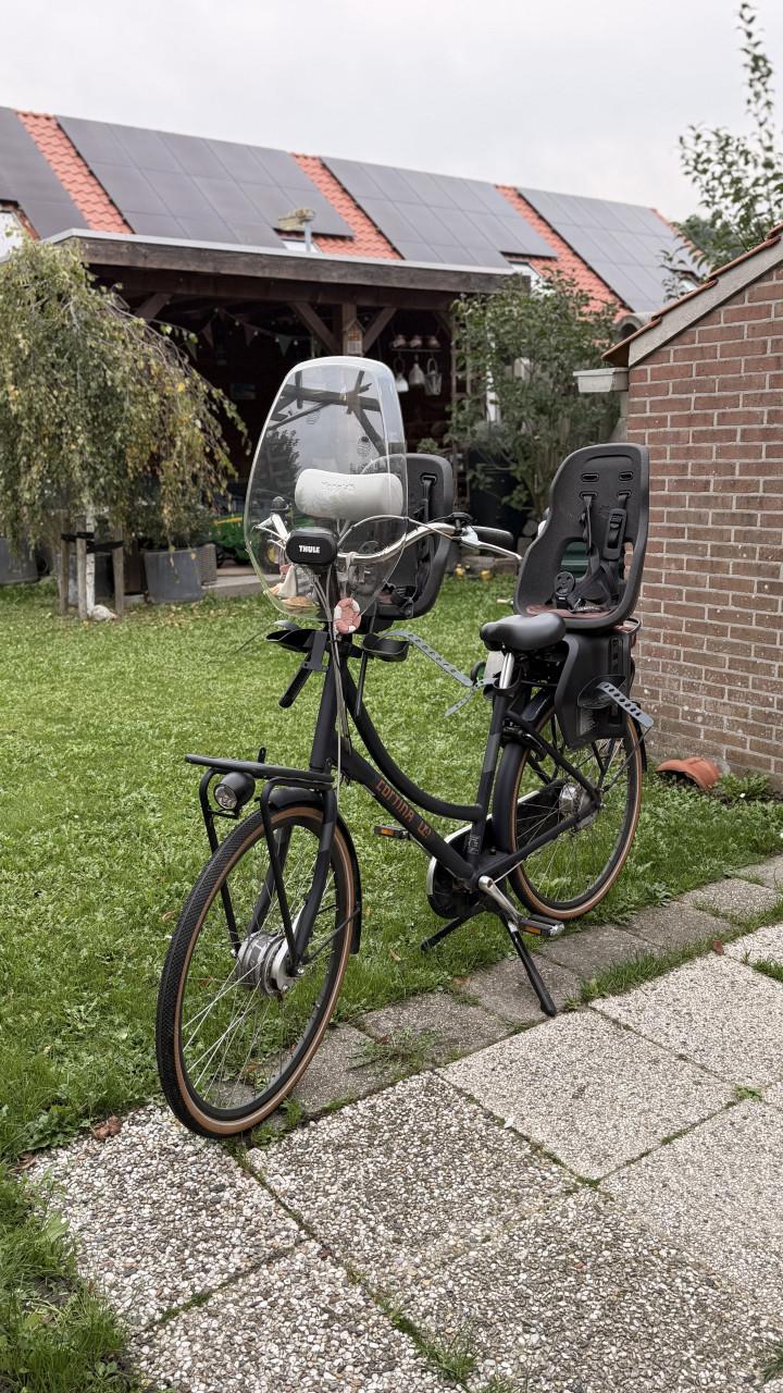 Cortina elektrische moederfiets met zitjes