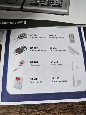 NieuwAlecto DA-200 Draadloos Alarmsysteem met Telefoonkiezer