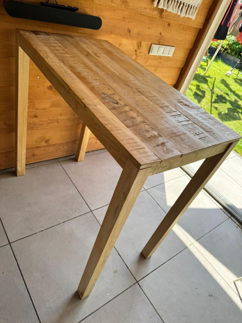 Vida XL Bartafel van mangohout