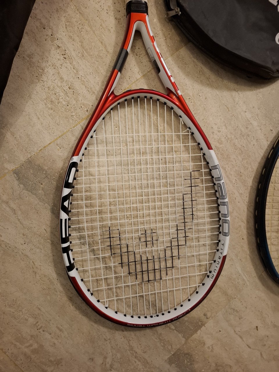 Tennisracket 2x Head en Quantum met tassen