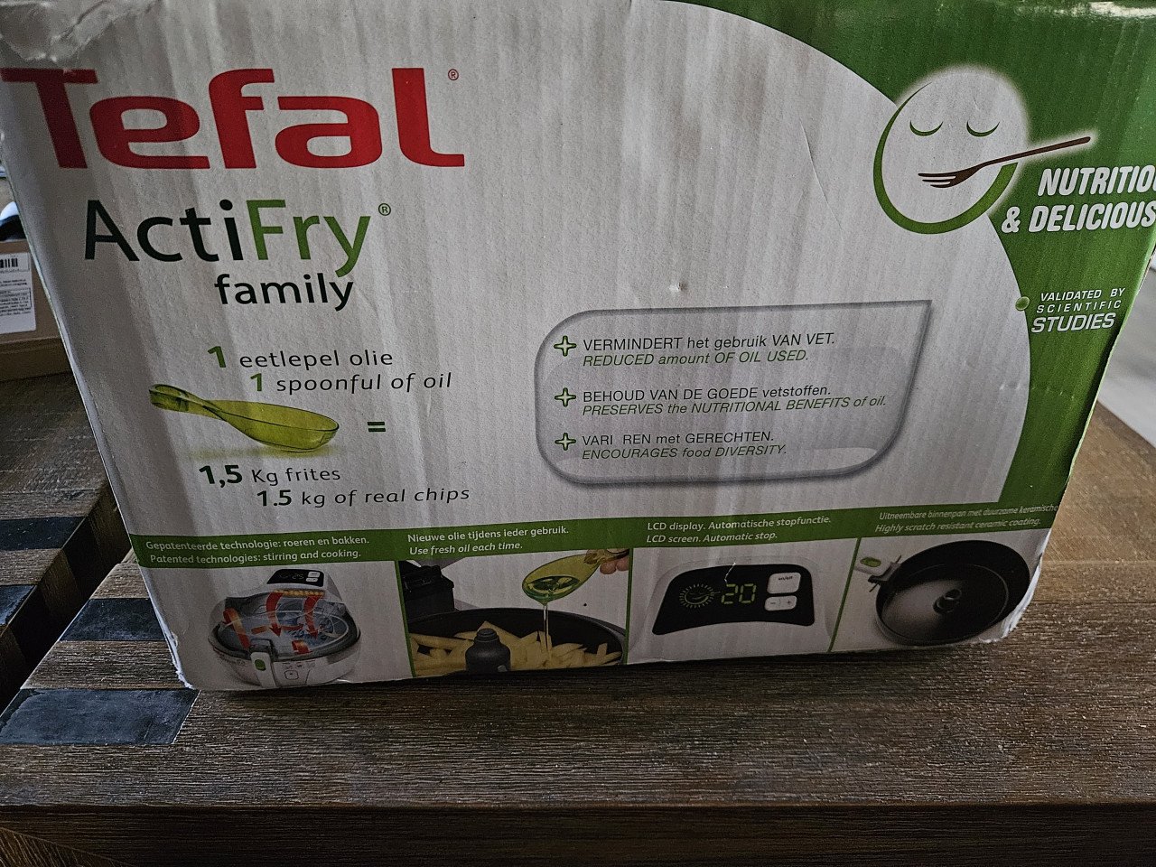 Nieuwe heel grote Tefal ActiFry family XXL inhoud 1,5 kg....