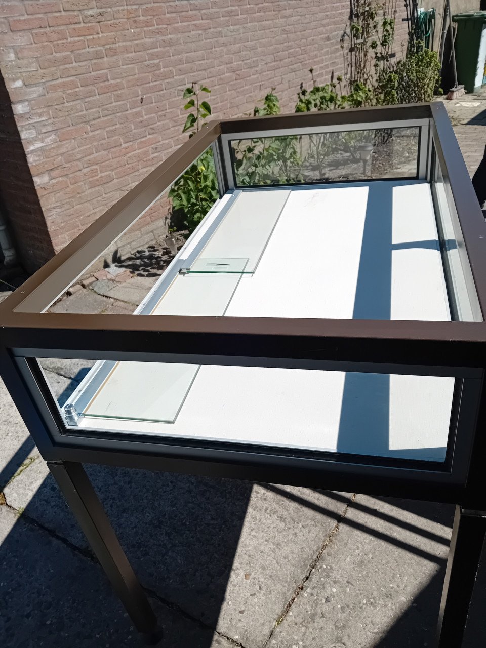 Glazen vitrine