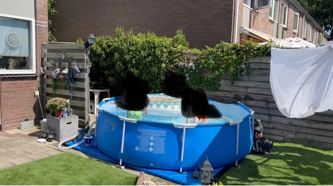 Zwembad (rond) te koop!
