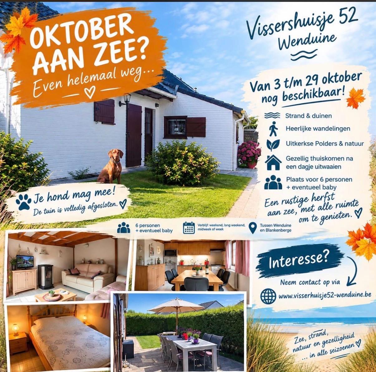 Vakantiehuisje te huur in Wenduine