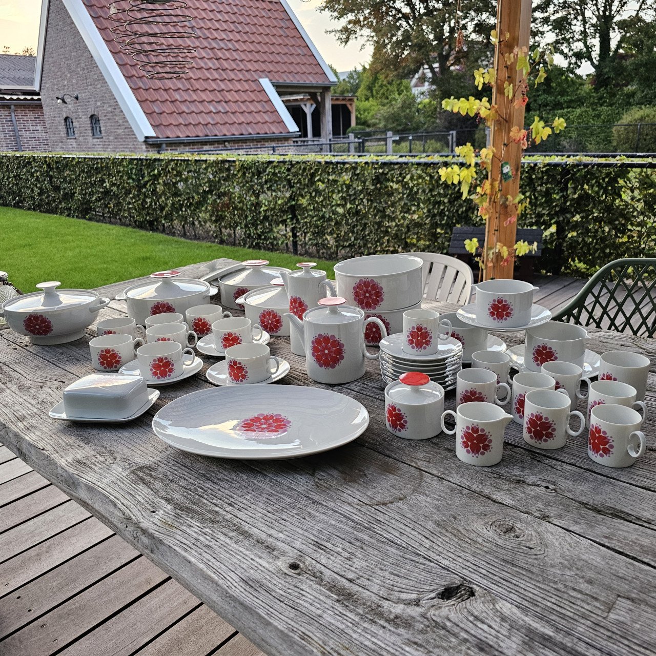 Thomas servies onderdelen medaillon pinwheel