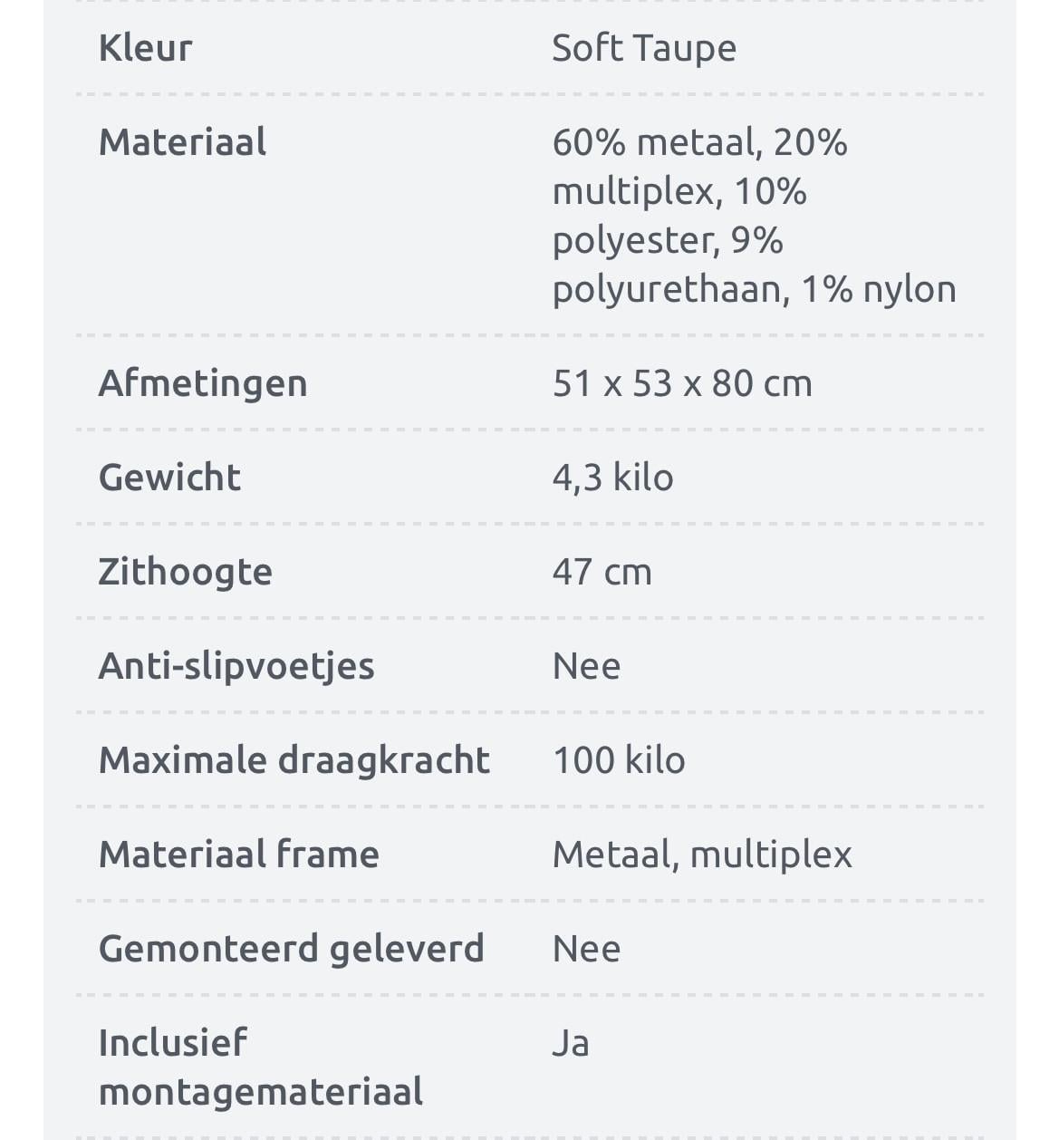 Eetkamerstoelen