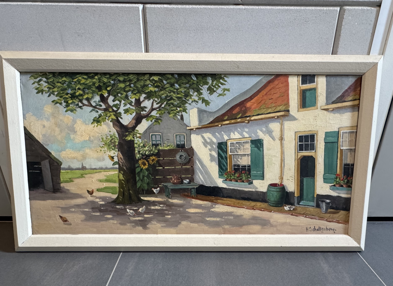 Schilderij Huibert Schallenberg te koop inclusief lijst
