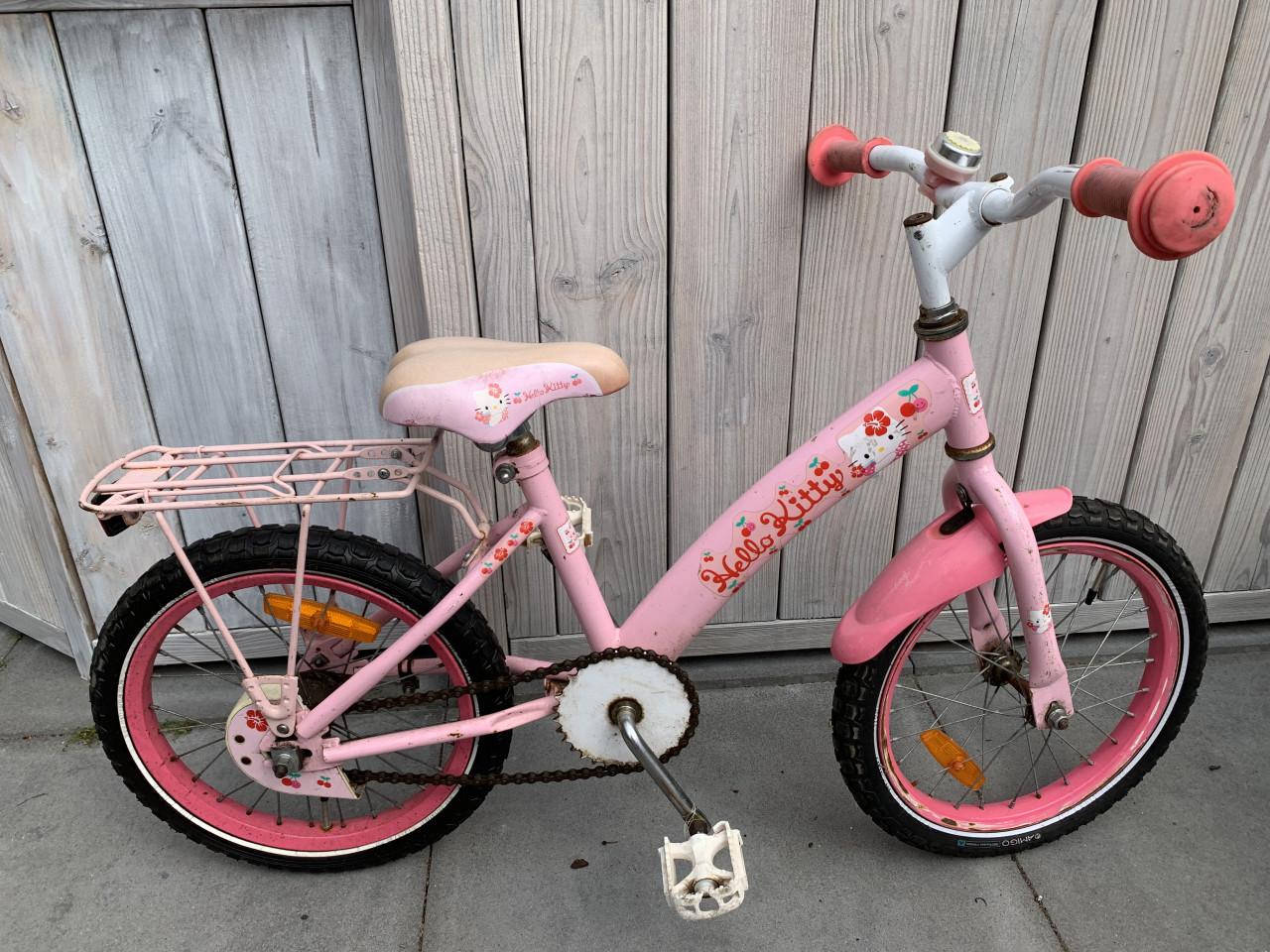 Hello kitty fiets 16 inch