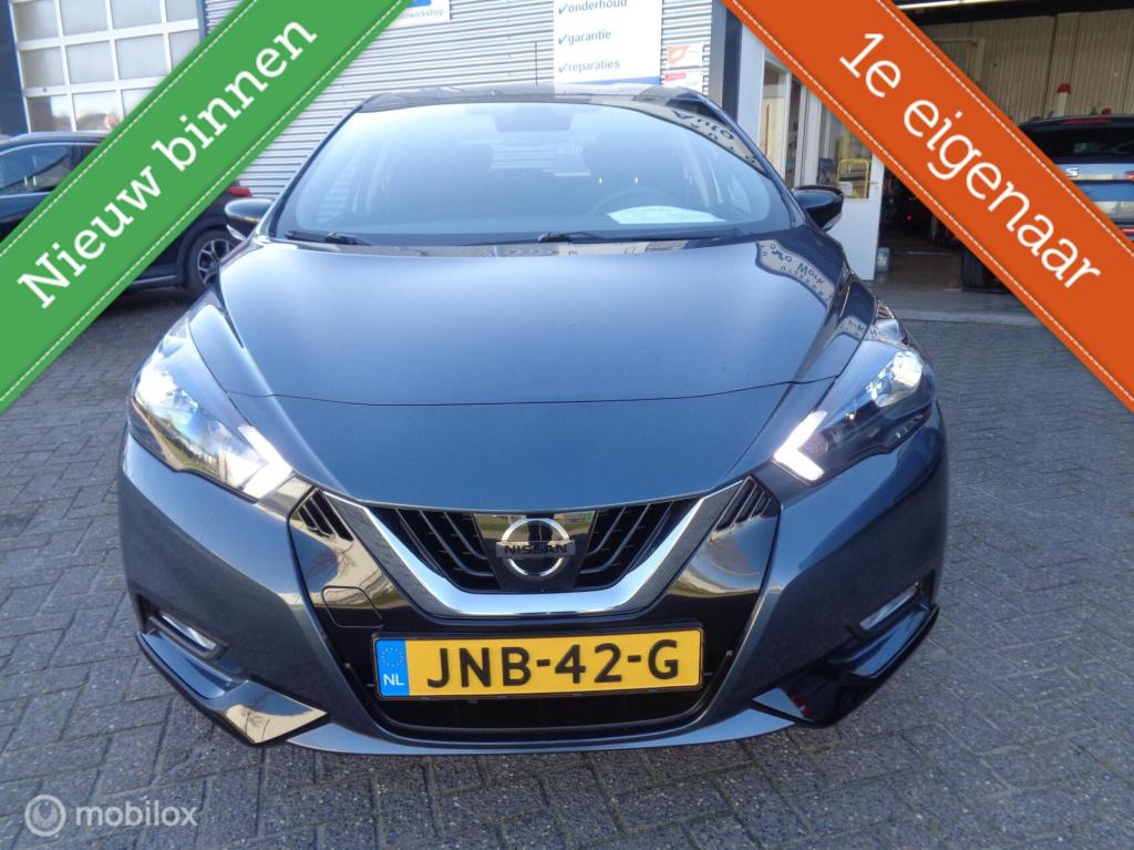 Nissan Micra 1.0 ig-t business/airco/lm velgen/navigatie/led/cruise control
