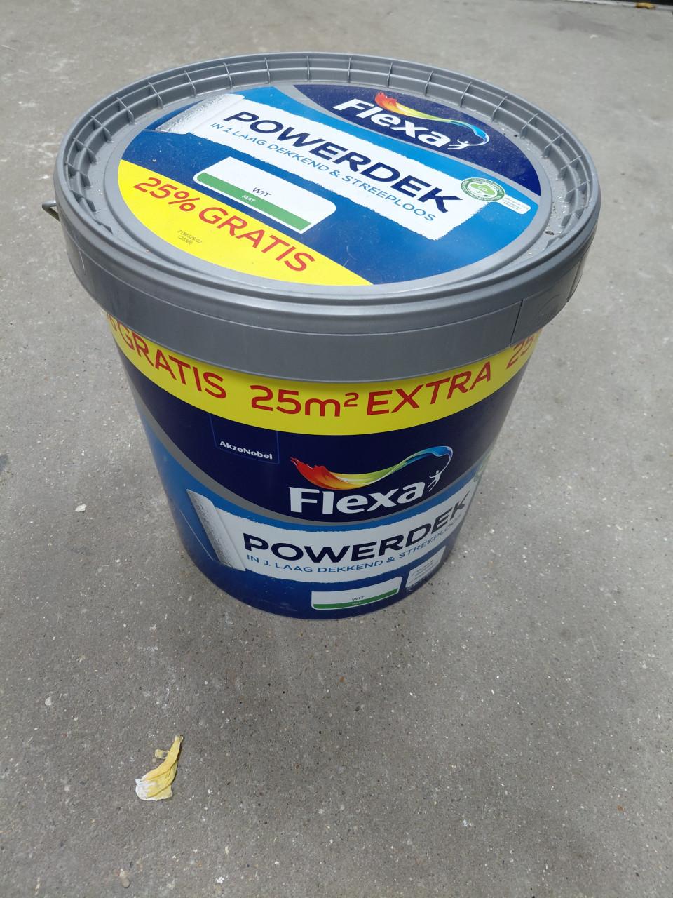 NIEUW Powerdek wit 12,5 Liter