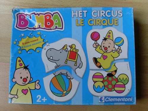 Bumba puzzel het circus (8 stuks)