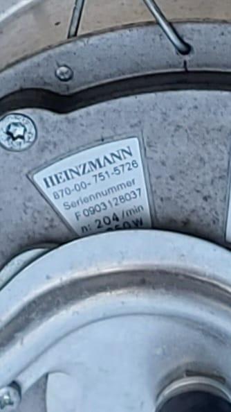 Heinzmann voorwiel: 20 inch