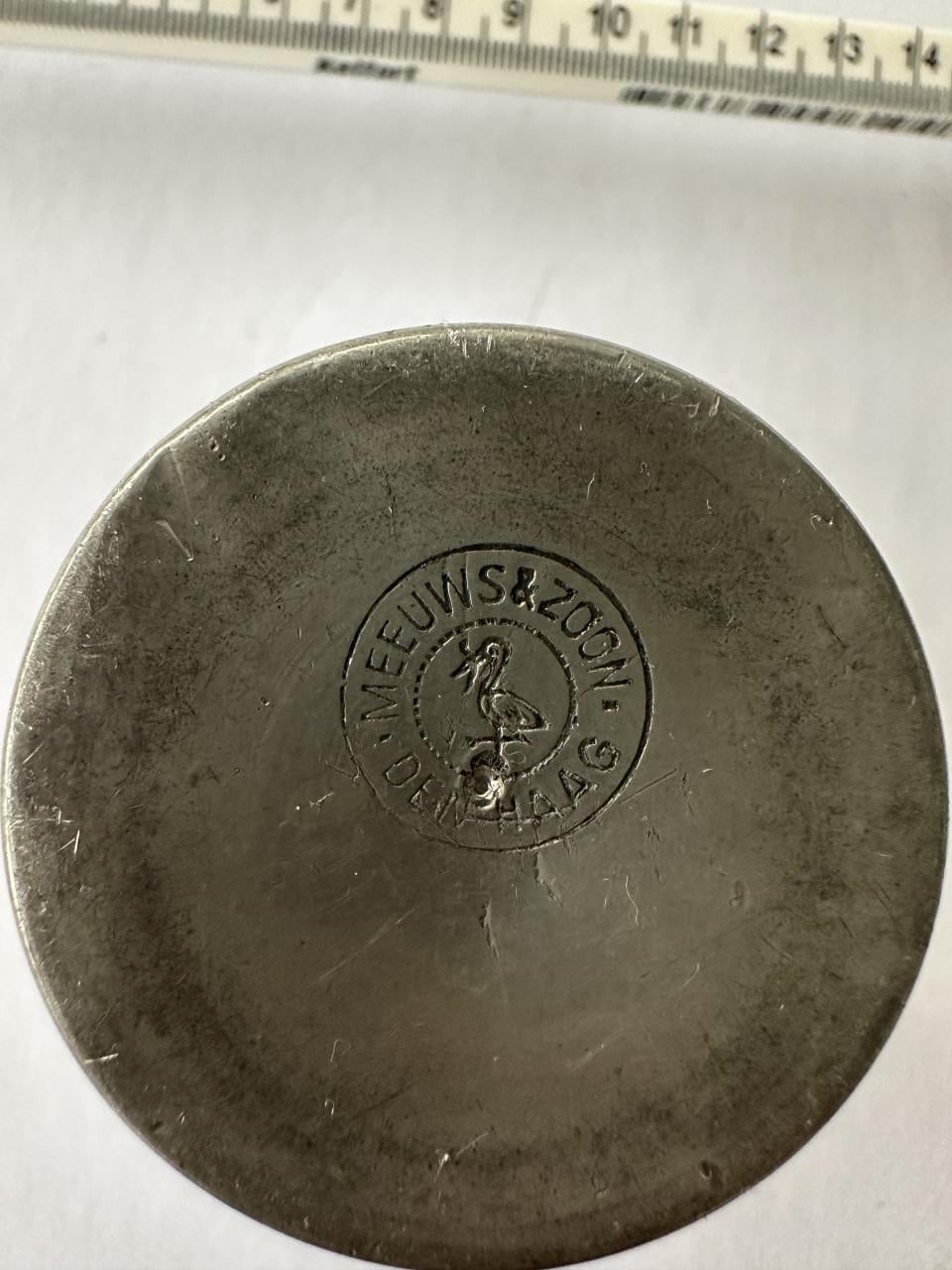 Tinnen vaasje Meeuws & Zoon