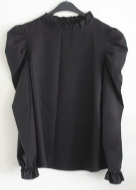 Zwarte blouse shirt maat m