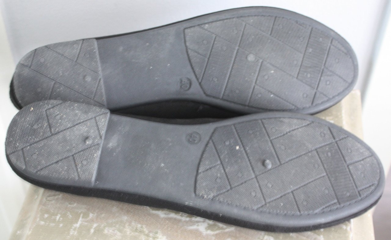 Zwarte suwerde schoenen met klosje maat 40