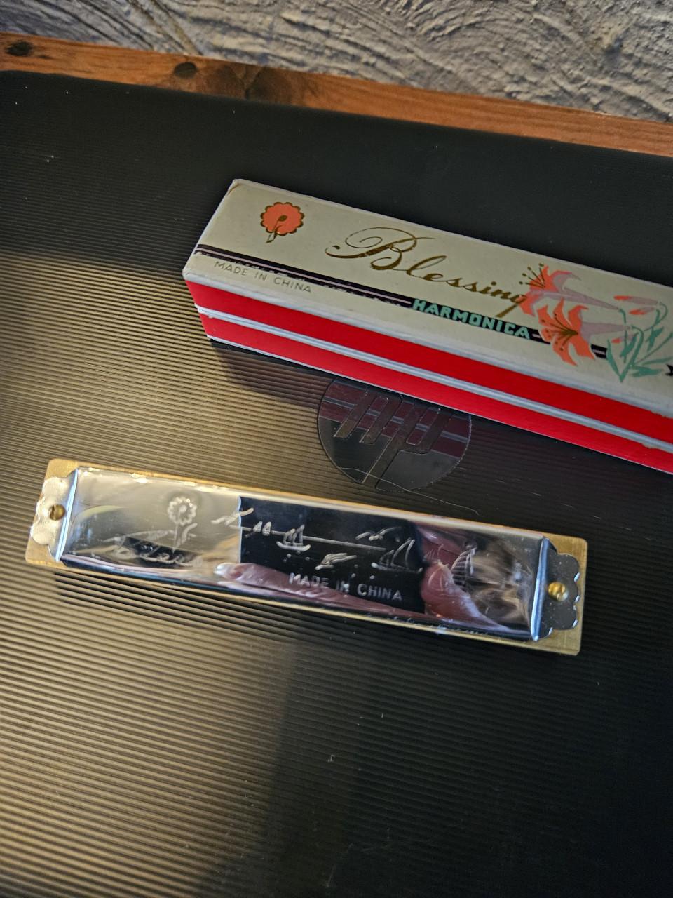 Blessing Harmonica - Vintage Mondharmonica met Doosje