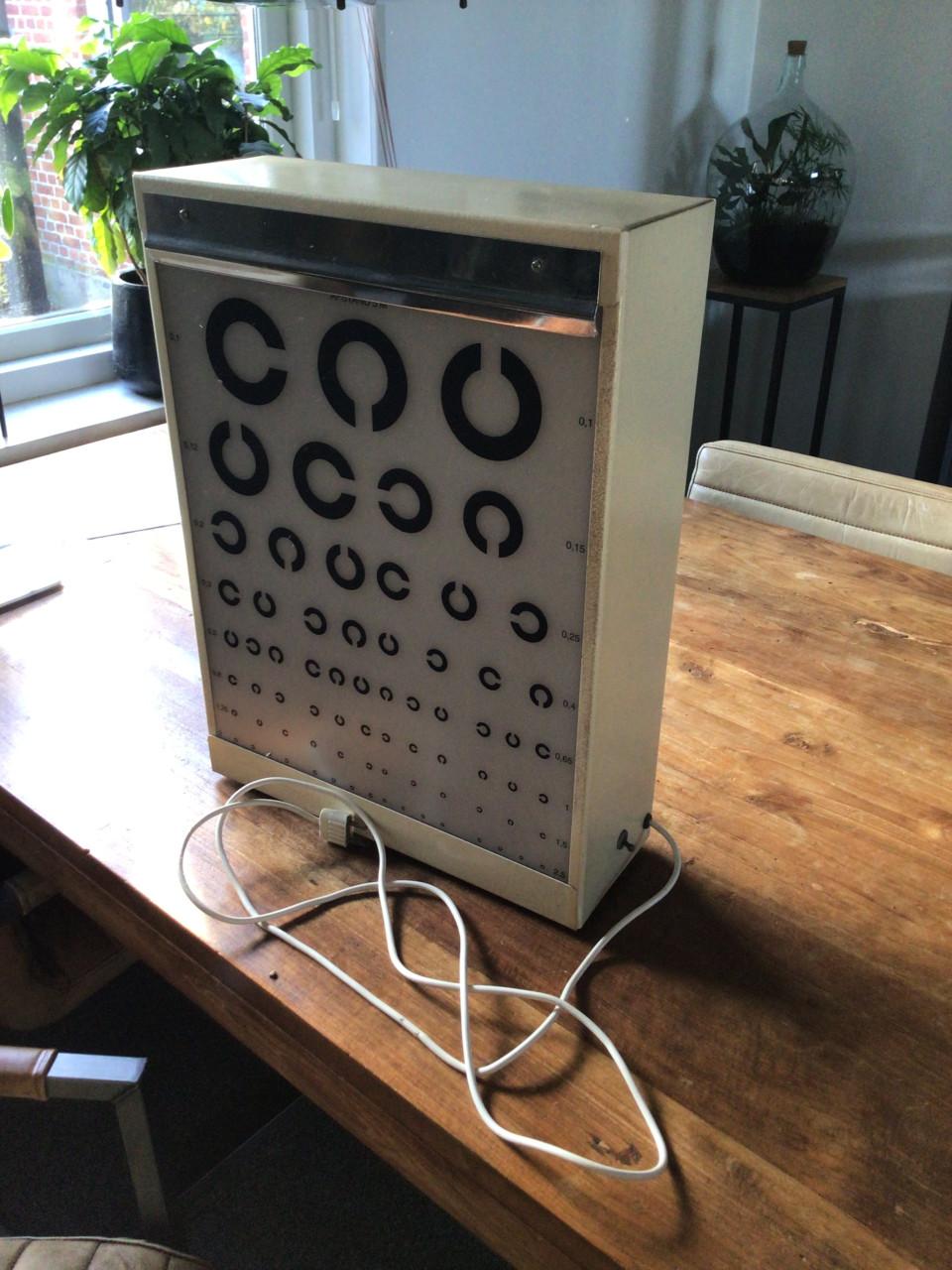 Lichtbak oogtest