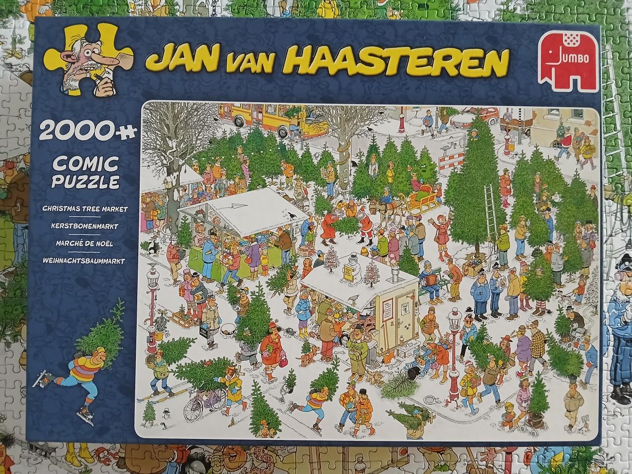 Jan van Haasteren puzzel Kerstbomen markt
