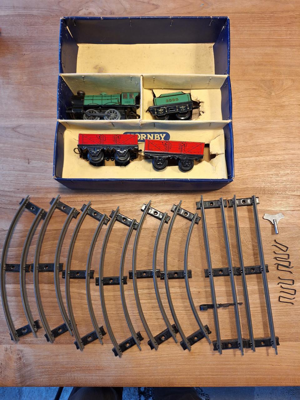 Blikken speelgoedtrein