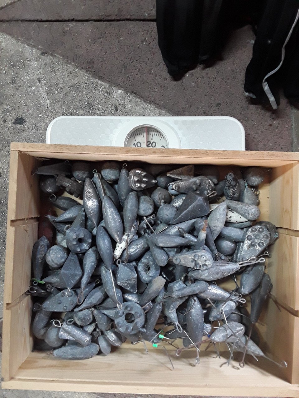 Te koop vislood div