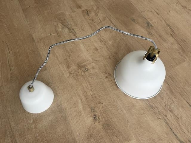 Hanglamp, wit, metaal, IKEA RANARP, Ø 23 cm