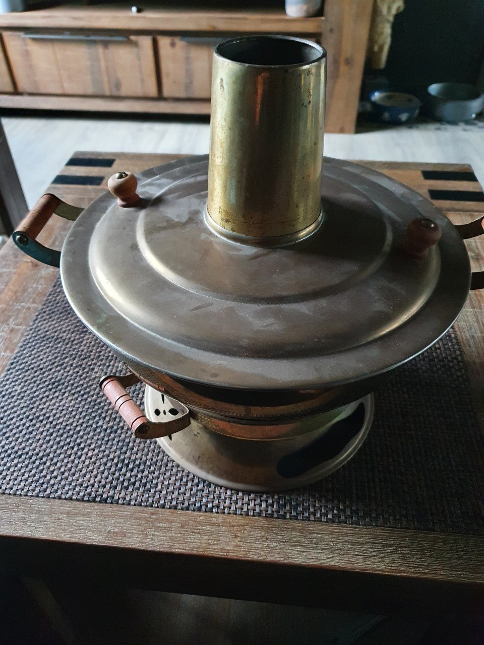 Leuke antieke traditionele Beijing Houtskool Hot Pot (afkomstig uit China)