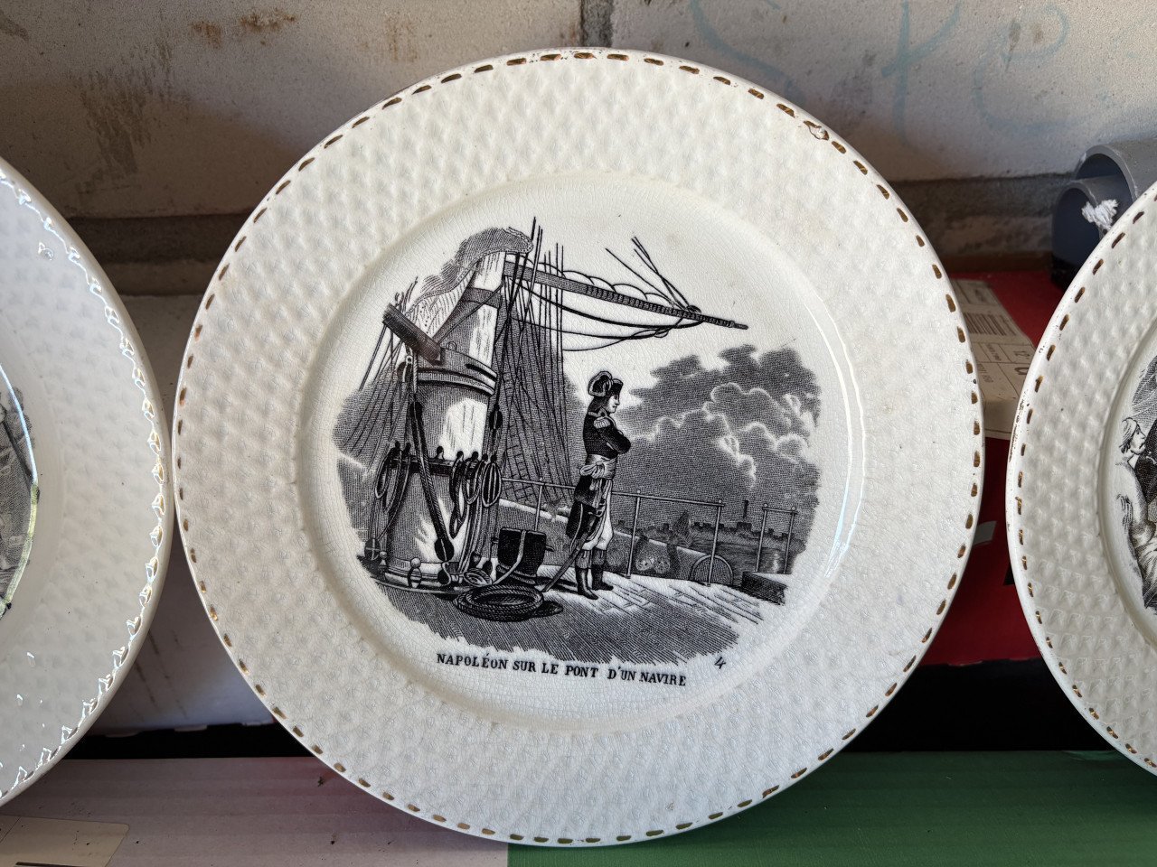 Napoleon Bonaparte Bordjes van Maastrichts ceramiek