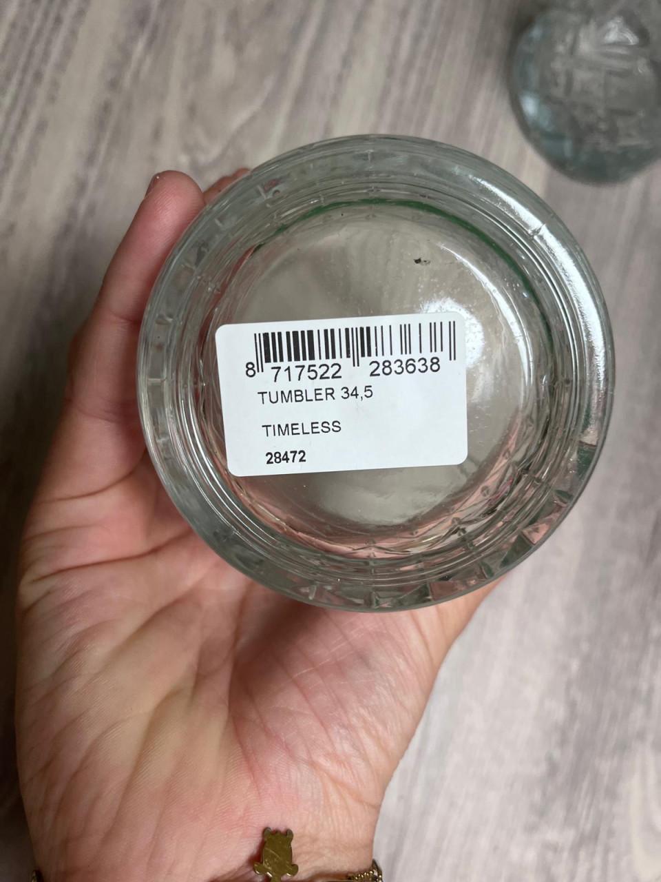 6 st. nieuwe wiskeyglazen