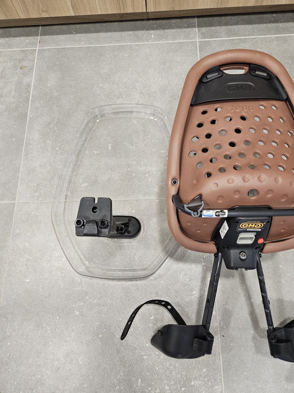 Fietstoeltje Yepp met windscherm
