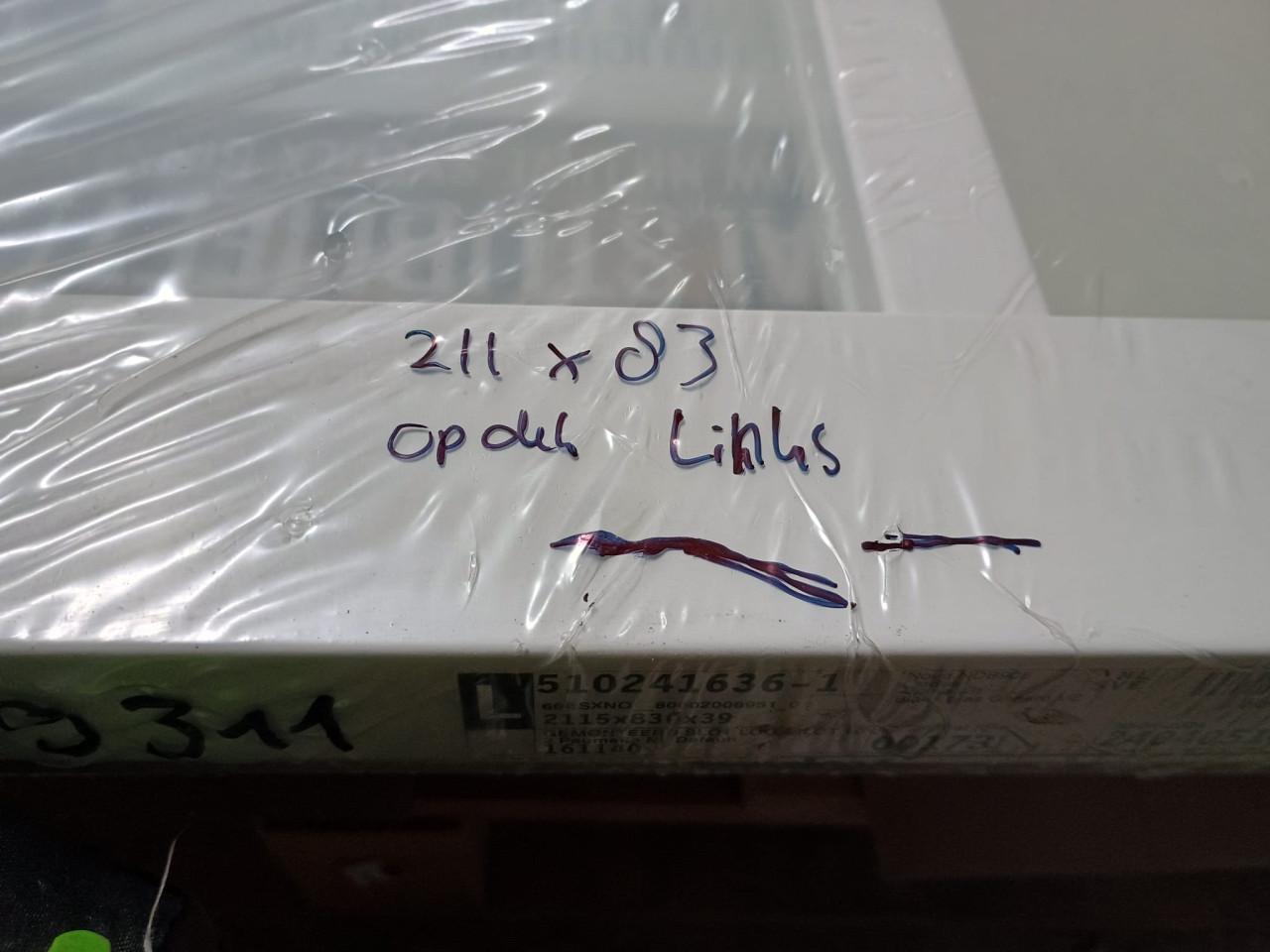 Svedex NDB905 opdek deur linksdraaiend 211 x 83