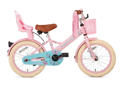 Nieuwe Supersuper 2025 Little Miss Meisjesfiets 16" 25cm Remnaaf 1 versn.
