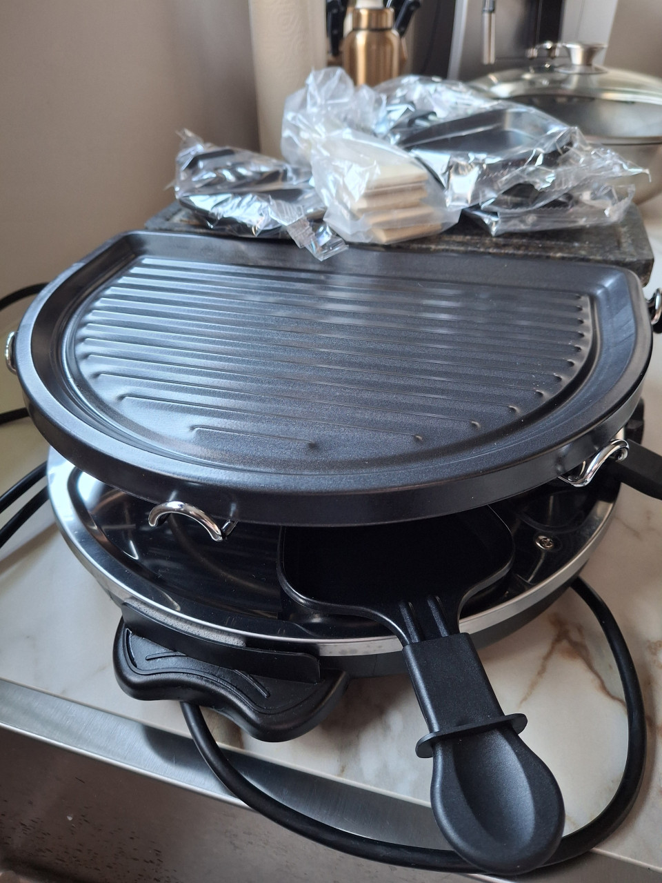 Gourmetstel steengrill raclette (Blokker)