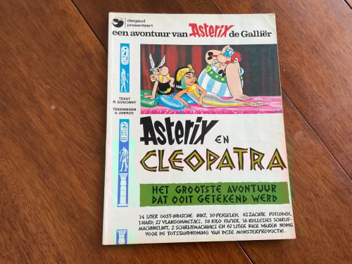 Een avontuur van Asterix de Galliër, Asterix en Cleopatra, nr. 7